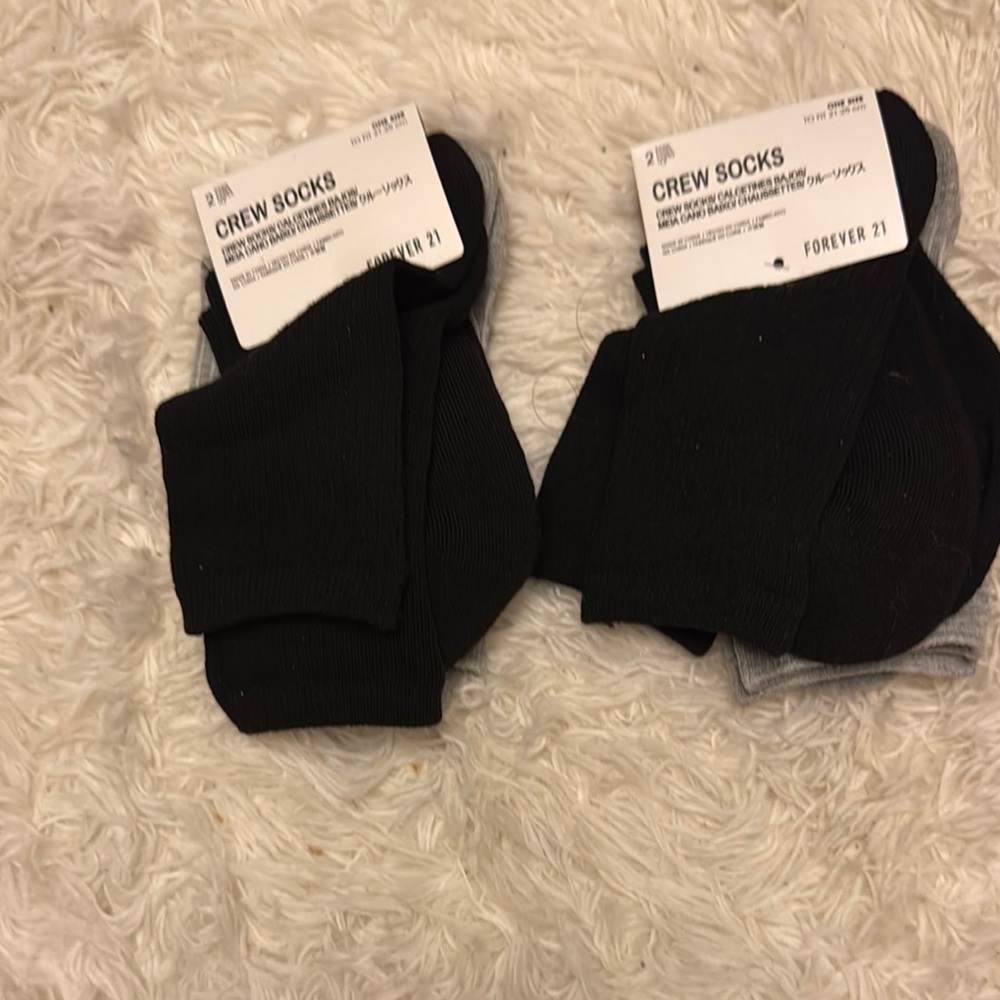 Forever 21 Black Casual Socks